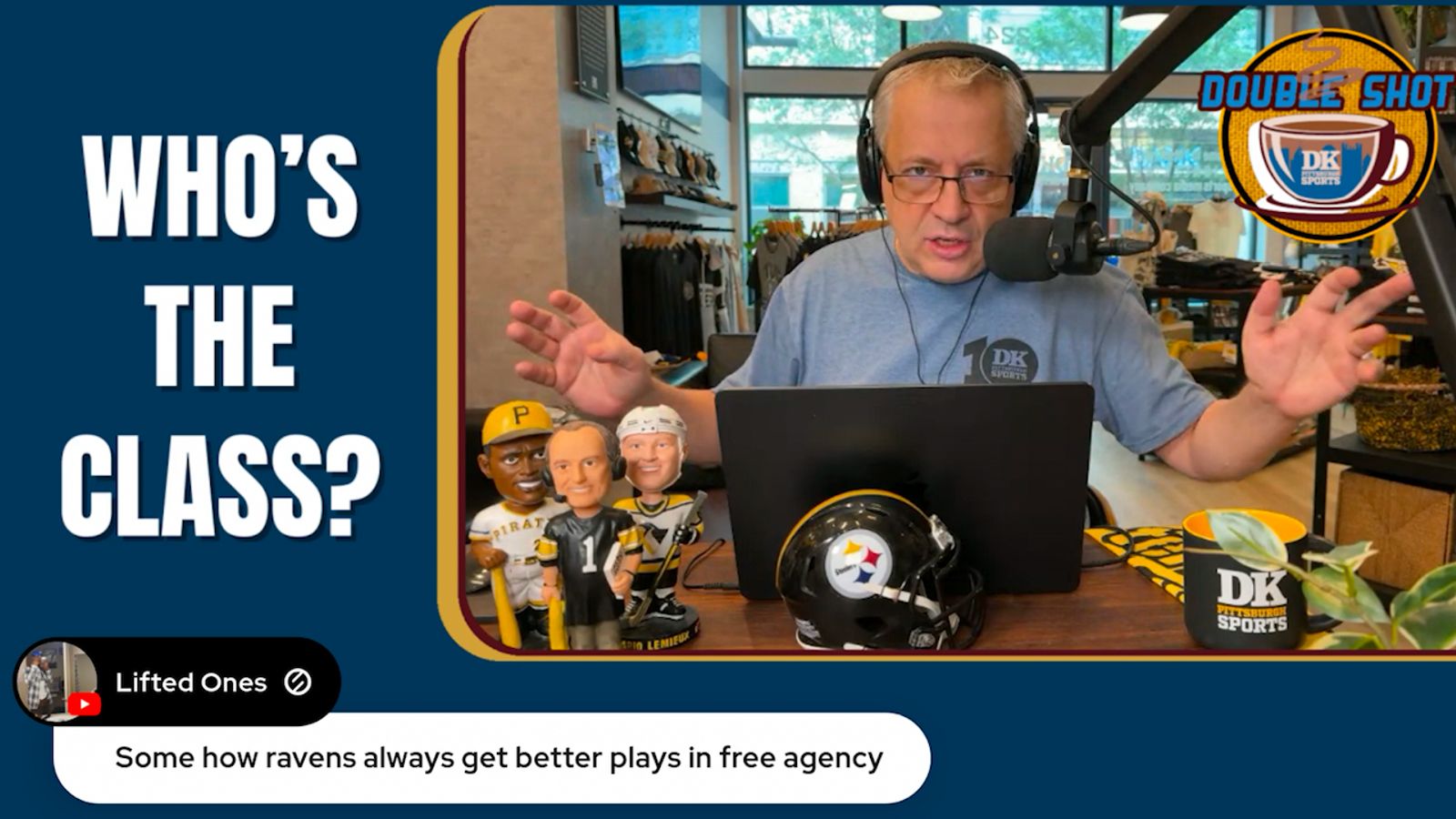 DK’s Double Shot of Steelers: Who's the class? taken in Downtown (Videos)